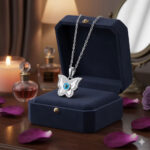 "Guardian Flutter" Evil Eye Butterfly Pendant