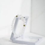 Moonstone & Clear Quartz Bracelet