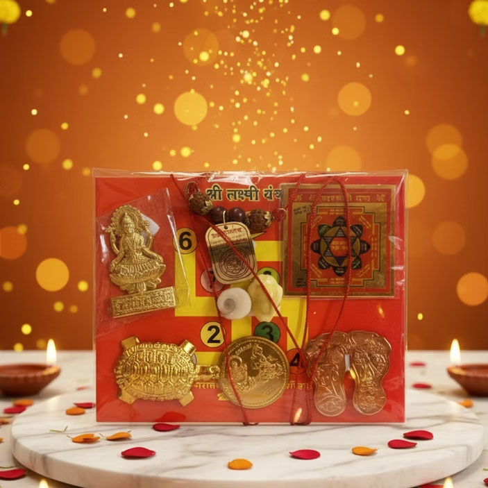 Shree Laxmi Chalisa & Mahalaxmi Chalisa Sampoorna Yantra Kit - Image 2
