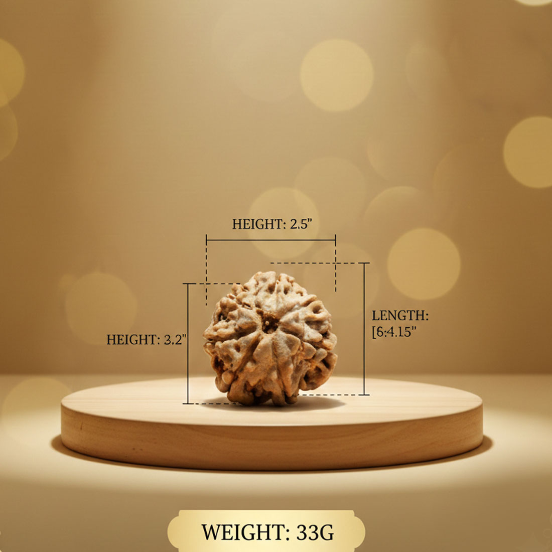 Original Nepali 7 Mukhi Rudraksha Bead - Image 9