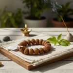 Rudraksha 9 Face / 9 Mukhi Rudraksha Bracelet (19.16 Beads) Brown