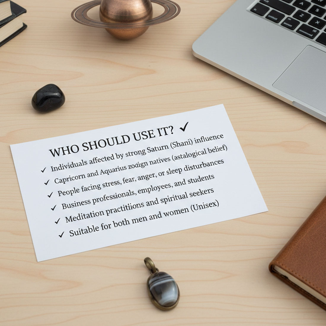 Natural Sulemani Hakik Stone Brass Pendant/Locket - Image 7