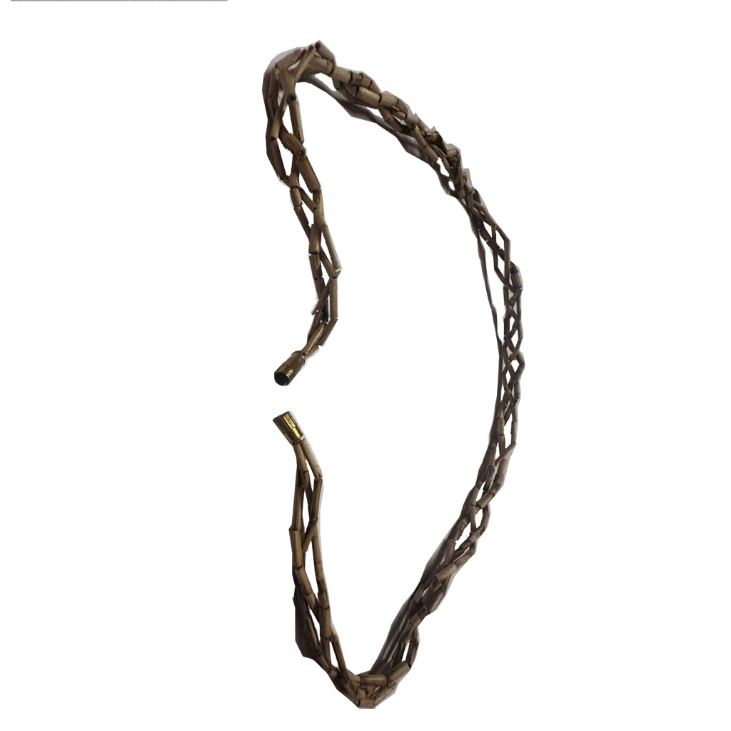 Traditional Tulsi Kanthi Mala 2 or 3 layers (Rounds) | Original Vrindavan Tulsi Wood Beads Necklace for Men & Women | Handmade Vaishnav Tulsi Mala for Daily Wear, Bhajan, Meditation & Spiritual Devotion - Image 7
