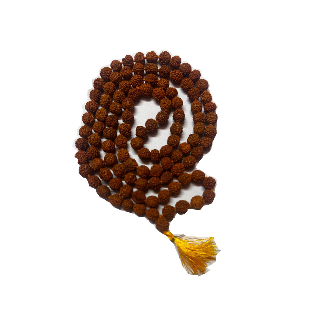 5 Mukhi Rudraksha Jaap Mala 8-9mm | Original Nepali Panchmukhi Rudraksh | Natural 5 Faced Rudraksha Bead - Image 3