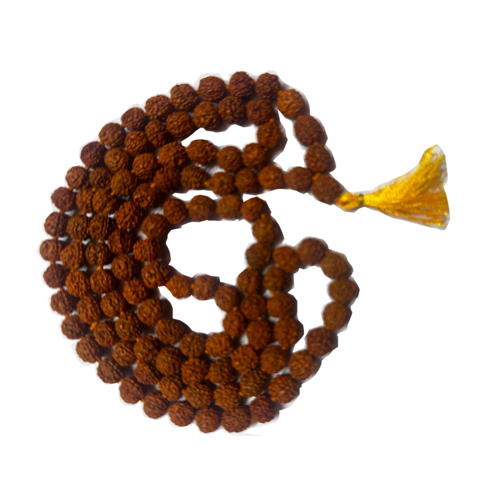 5 Mukhi Rudraksha Jaap Mala 8-9mm | Original Nepali Panchmukhi Rudraksh | Natural 5 Faced Rudraksha Bead - Image 4