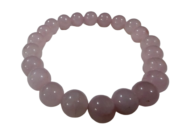 Rose Quartz stone bracelet- Stone of Universal Love - Image 3