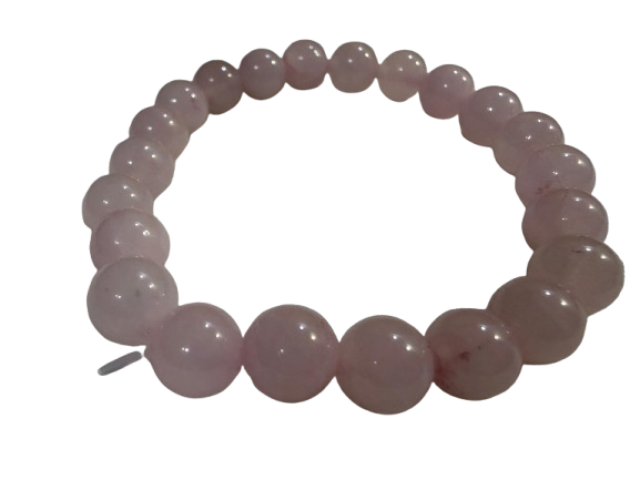 Rose Quartz stone bracelet- Stone of Universal Love - Image 4