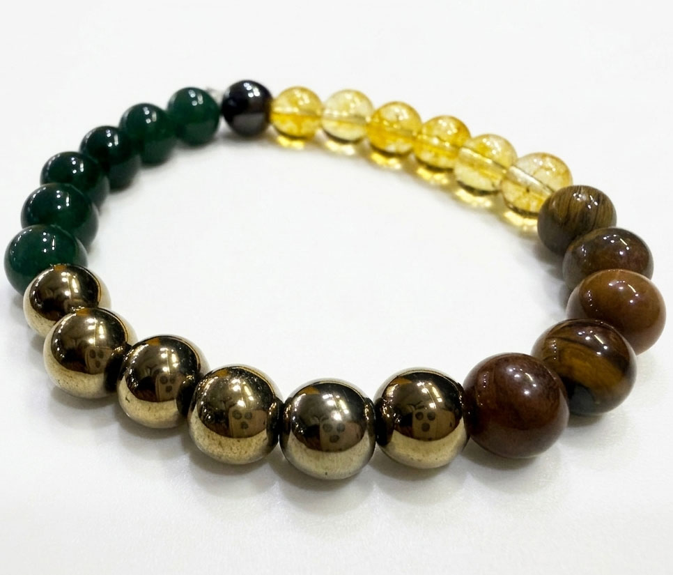 Natural Money Magnate Bracelet (Dhan Yog Bracelet) | Wealth, Prosperity, Success & Positive Energy Crystal Bracelet for Men & Women - Image 8